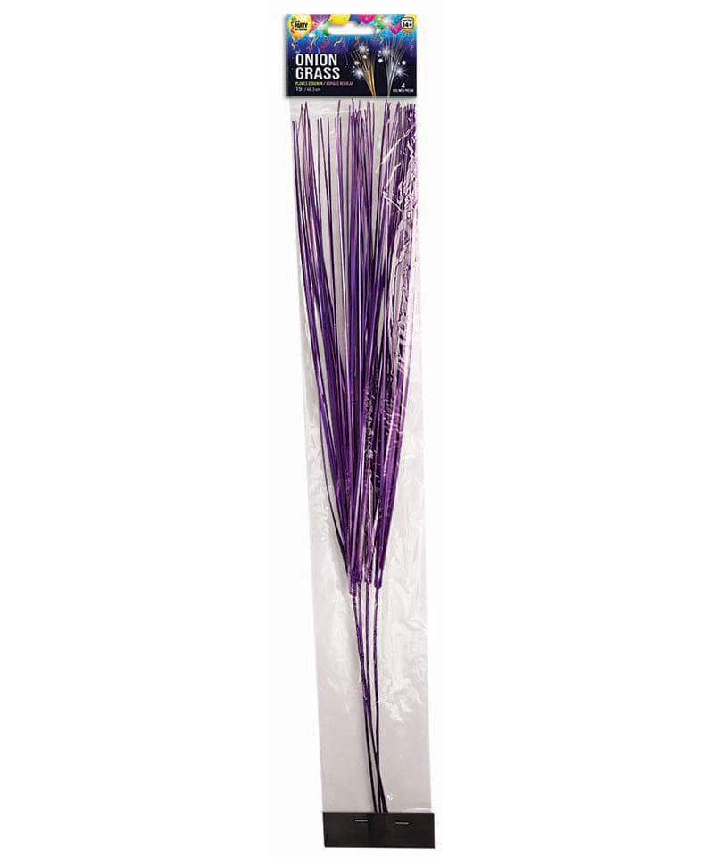 19" Grass Spray Purple 4 Ct