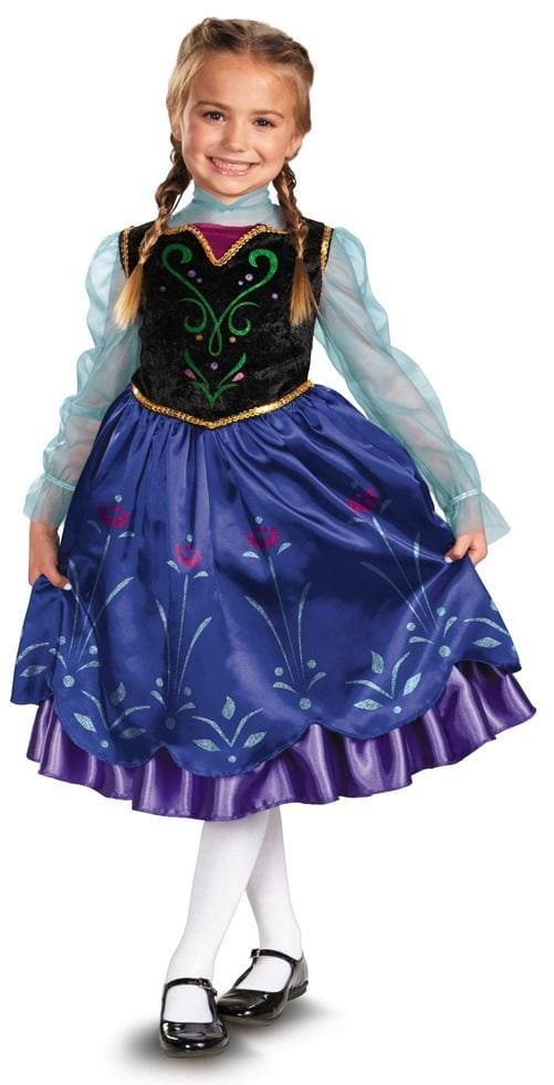 Disney Frozen Anna Deluxe Girls Costume