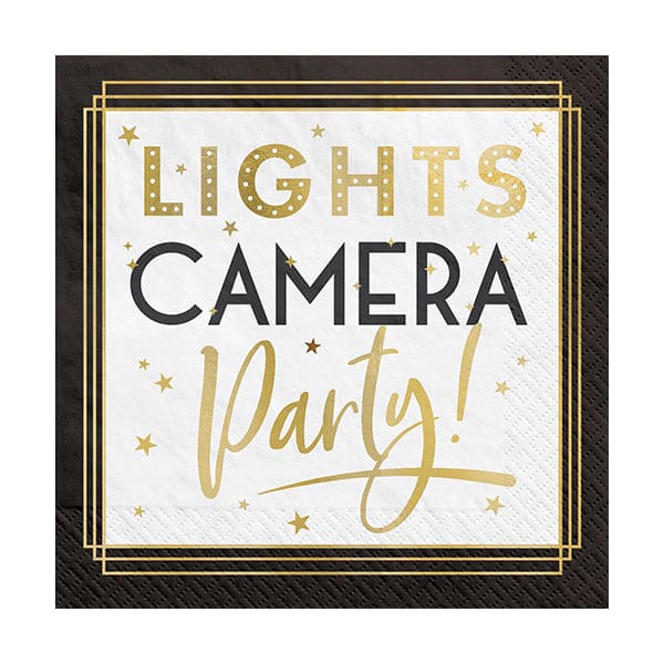 Awards Night Beverage Napkins 40 Ct