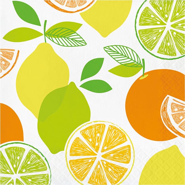 Citrus Summer Luncheon Napkins 16ct