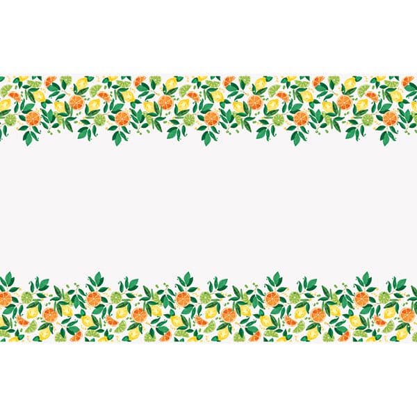 Citrus Fruit 54 x 84in Plastic Table Cover
