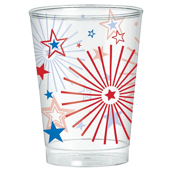Patriotic 10oz Plastic Tumblers 40ct