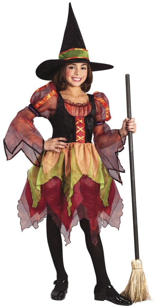 Kids Fairy Witch Girls Halloween Costume