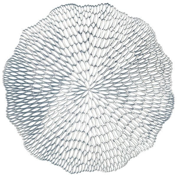 Premium Placemats 14.5in Silver 4ct