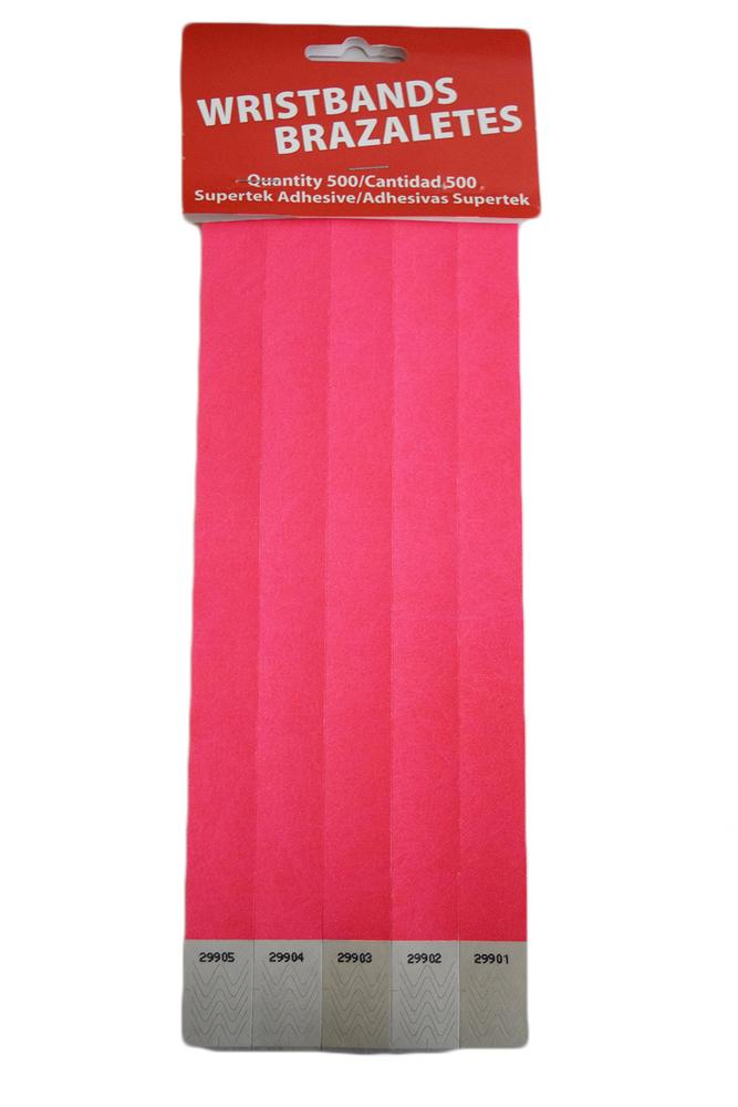 Pink Wristbands - 500ct