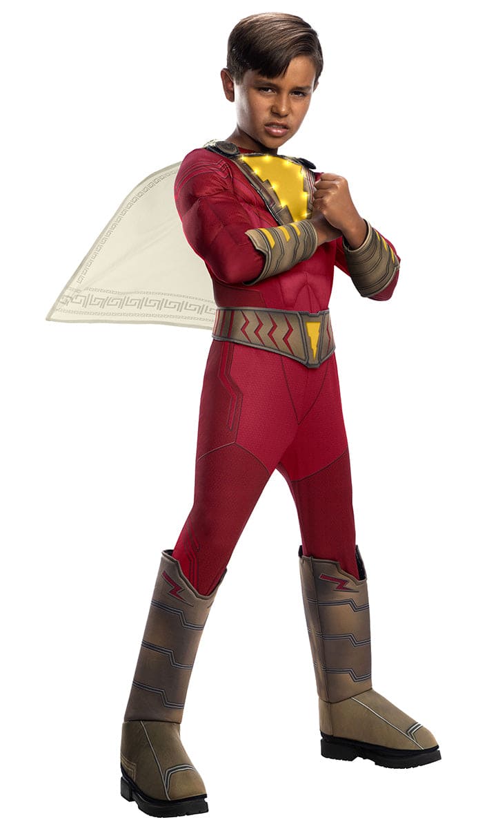 Shazam Deluxe Shazam with Lights Child Costume