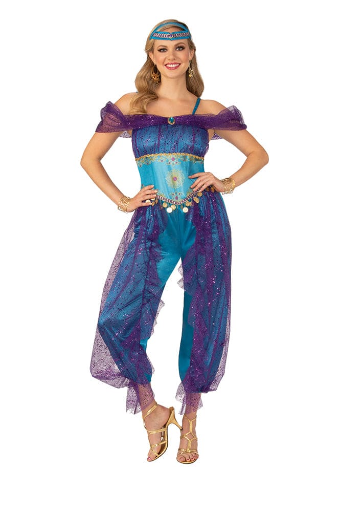 Sexy Genie Adult Purple Lady Halloween Cosplay Costume