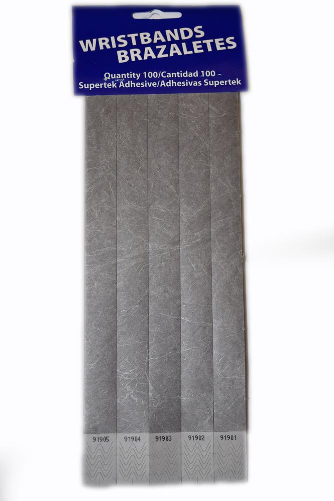 Silver Wristbands - 100ct