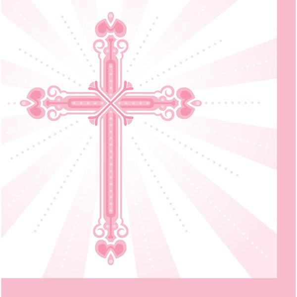 Blessings Pink Luncheon Napkins
