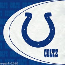 Indianapolis Colts Luncheon Napkins 16 Count