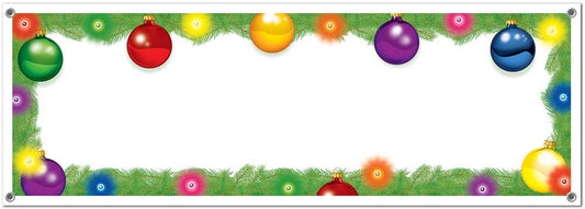 Blank Holiday Banner