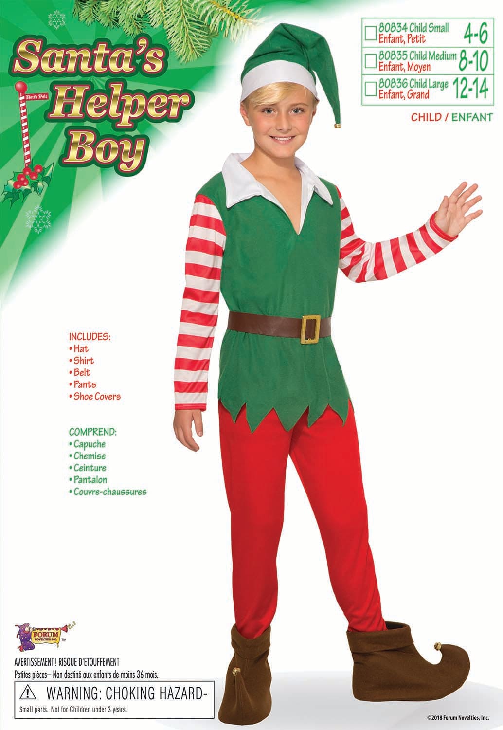 Santa's Helper Elf Costume