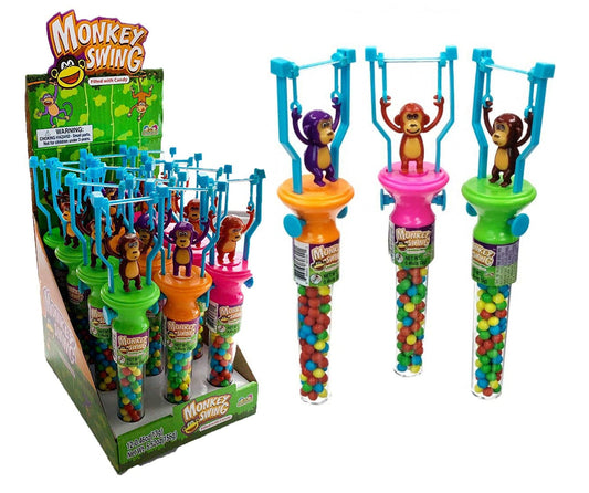 Candy Monkey Swing .42oz Assorted Colors Candy
