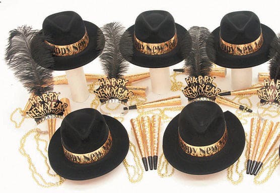 Gold Prism New Year Party Kit - 10ct