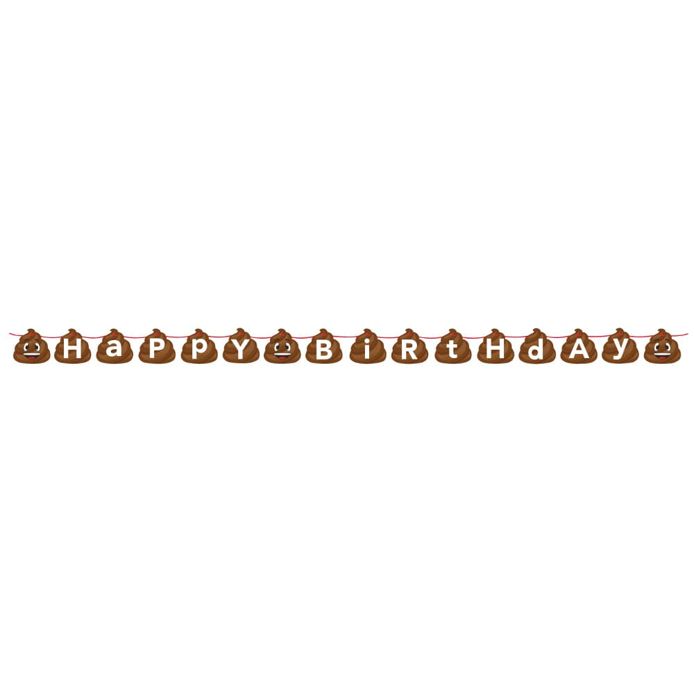 Emoji Poop Banner