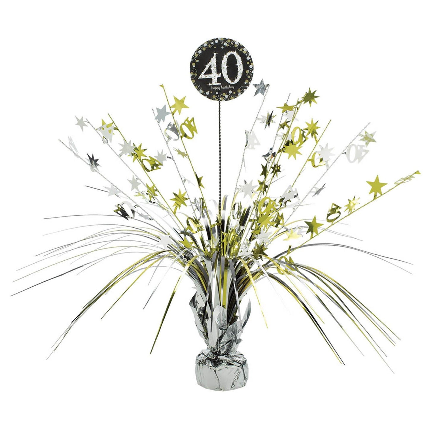Sparkling Celebration 40th Spray Centerpiece