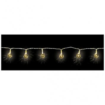 Gold Mercury Mini Globes LED String Lights