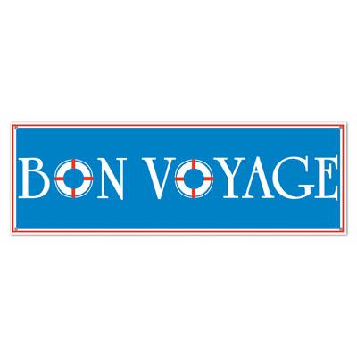 Bon Voyage Sign Banner