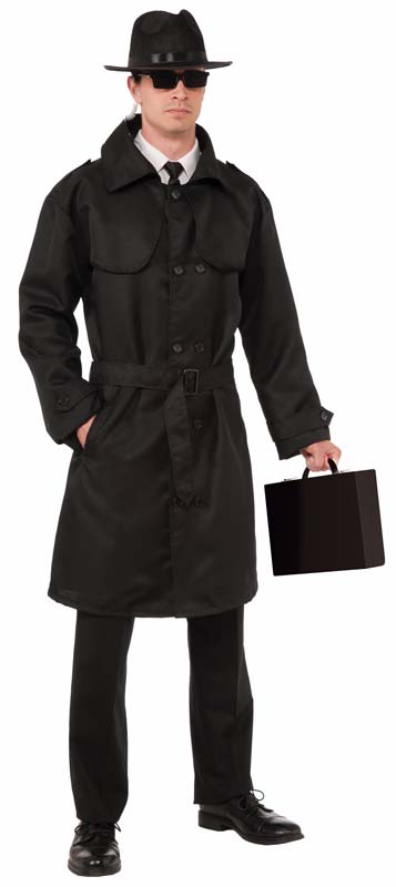 Secret Agent Trench Coat Adult Costume