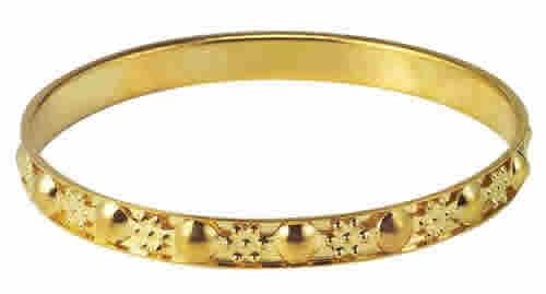 Gypsy Style Gold Bracelet