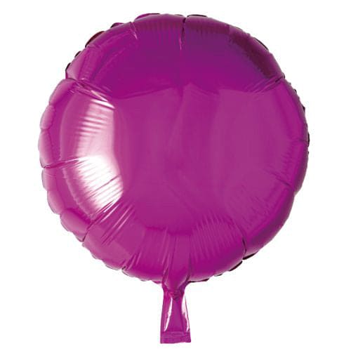 Hot Pink Round Shape 18in Mylar Balloon