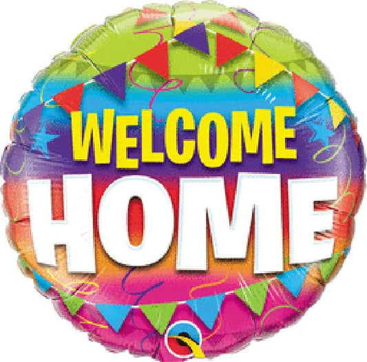 Welcome Home Celebration 18in  Metallic Balloon