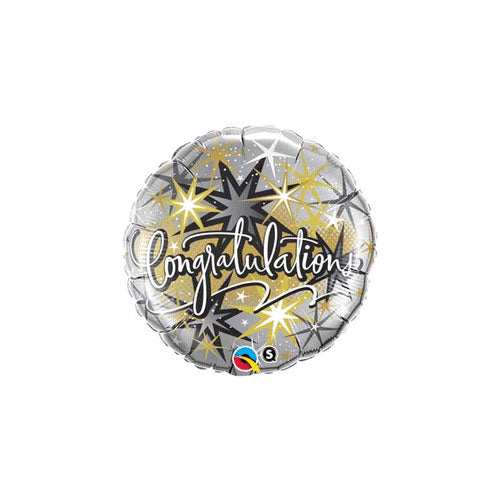 Congratulations Elegant 18in Metallic Balloon