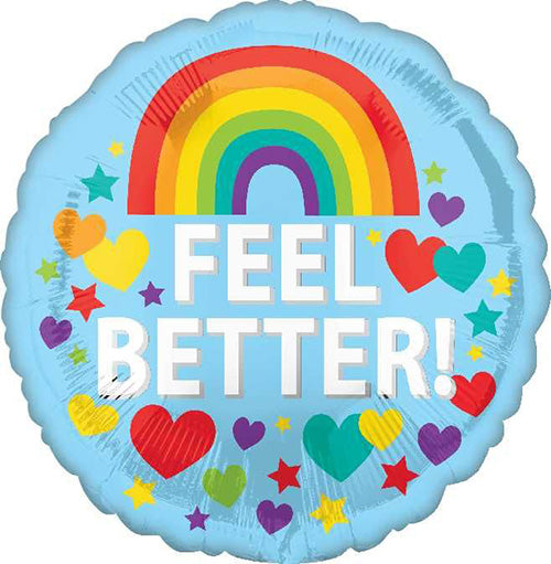 Feel Better 18in Metallic Balloon