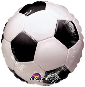 Championship Soccer 18" Metallic Balloon
