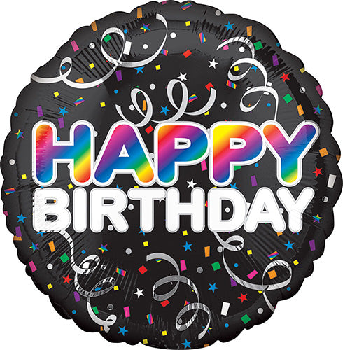 Birthday Bold 18in Metallic Balloon