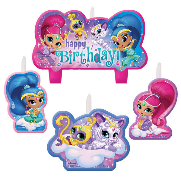 Shimmer and Shine Birthday Candle Set