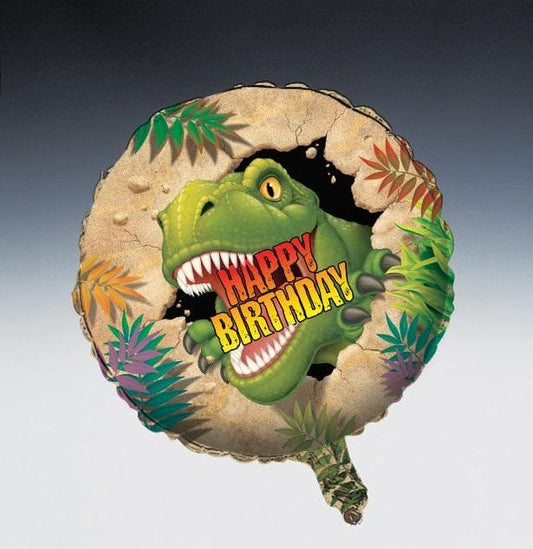 Dino Blast 18in Metallic Balloon