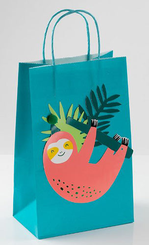 Turquois Tote Bags Large 8ct