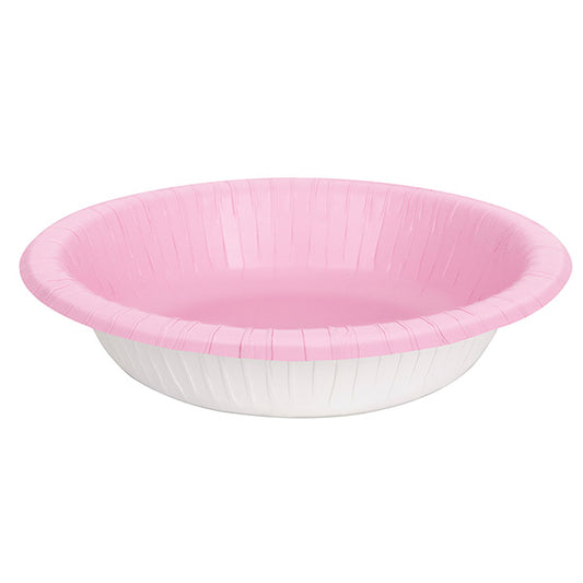 Bowl Paper 20oz Pink 20pk