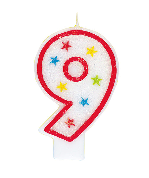 Glitter #9 Candle with Stars