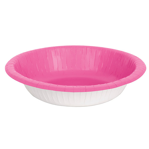 Bowl Paper 20oz Hot Pink (20)