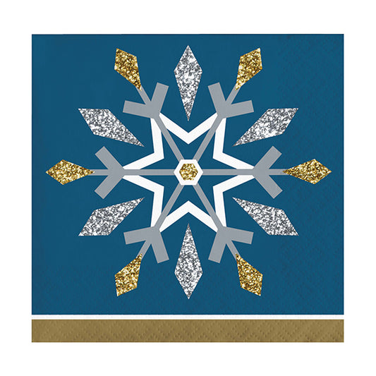 Whimsical Winter Beverage Napkins 16ct