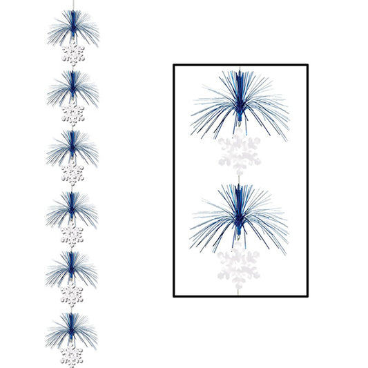 Snowflake Firework Stringer 7ft 1ct