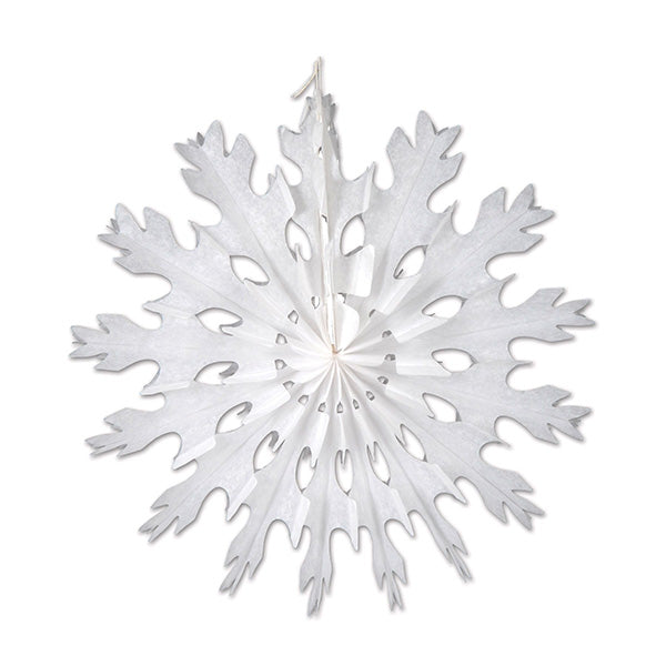 White Tissue Snowflakes 5ct