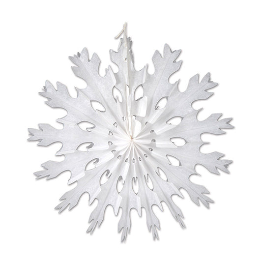 White Tissue Snowflakes 5ct