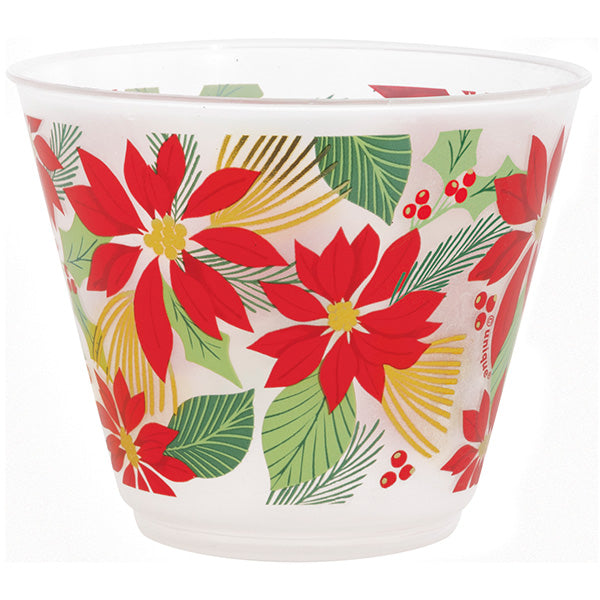 Blooming Holly 9oz Plastic Tumblers 8ct