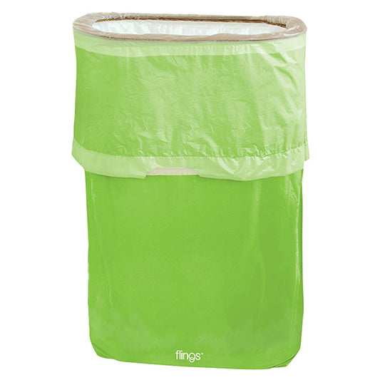 Flings Trash Bin Kiwi