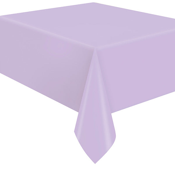 Flannel Backed Table Cover 54in x 108in - Lavender