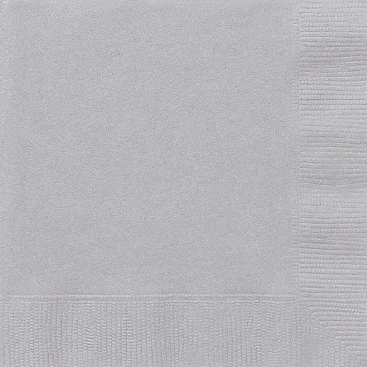 2-Ply Dinner Napkin Silver 40ct