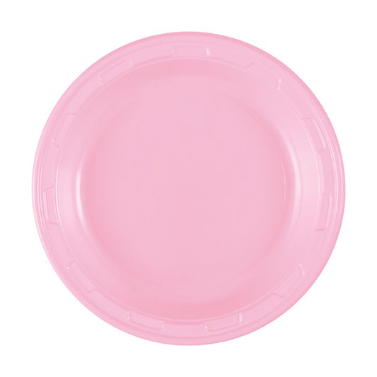Pink Big Party Pack 7in Round Plastic Plates 50ct