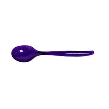 Purple Plastic Serving Spoon 8in