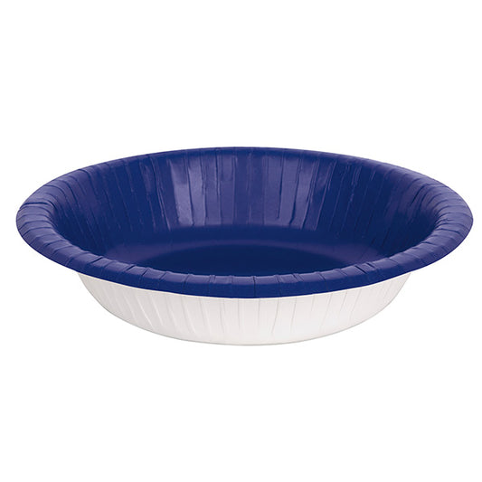 Paper Bowl 20oz Navy 20ct