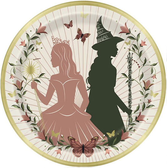 Wicked 9in Round Dinner Paper Plates  8ct