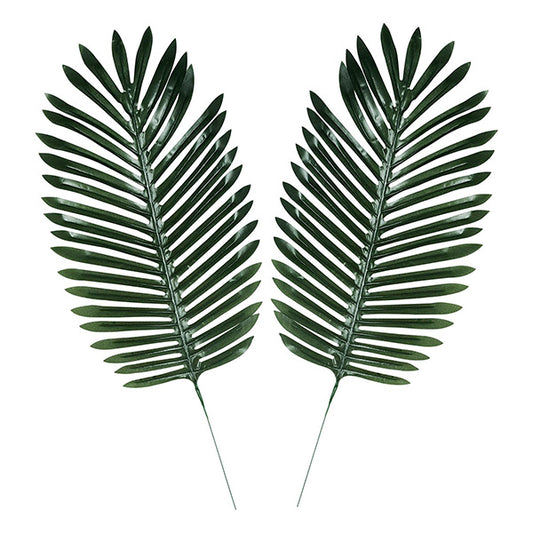 Fabric Fern Palm Leaves 2ct