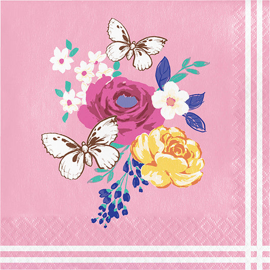 Sights of Spring Luncheon Napkins 16ct